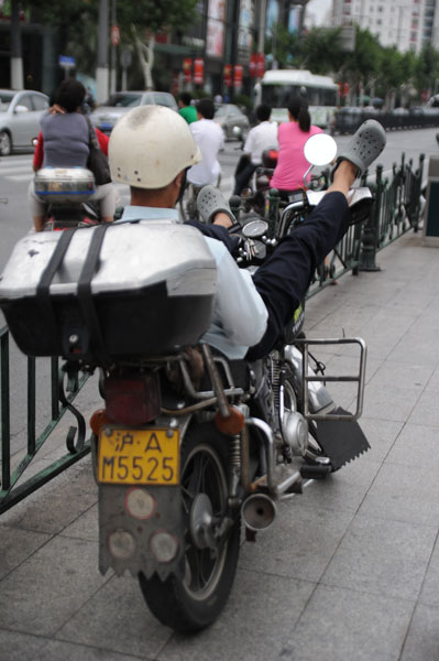Shanghai Tourist Mission: biker